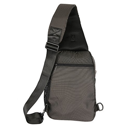 Vanlison Sling Bag Chest Shoulder Backpack Crossbody Multipurpose Daypack For Men Women Black - Image 4