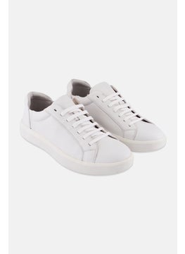 GEOX Men U Velletri B Lace Up Casual Shoes, White  - Image 1