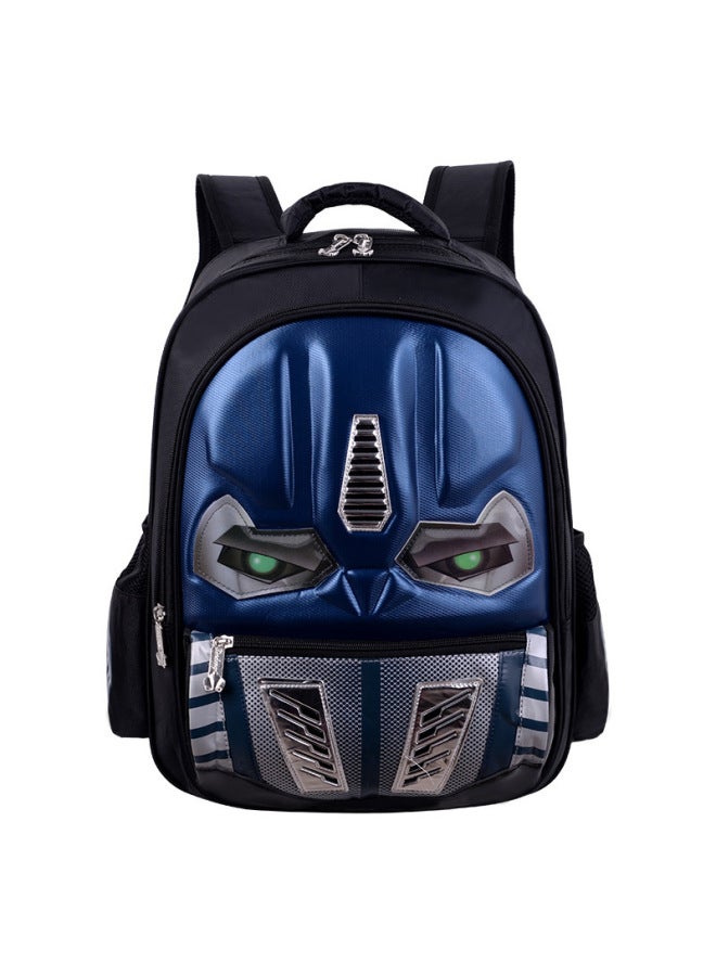 Ultraman Boys' Student Schoolbag Grade 1-3-6 Super Lightweight Children's Waterproof Kindergarten Customized One-piece Delivery-Color:Small Size Sky Blue - Image 3