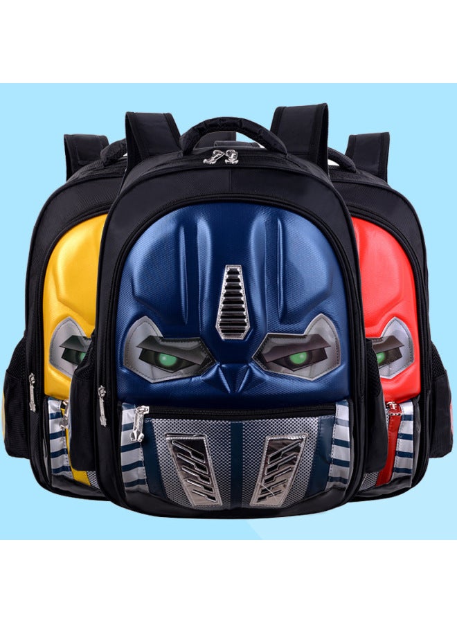 Ultraman Boys' Student Schoolbag Grade 1-3-6 Super Lightweight Children's Waterproof Kindergarten Customized One-piece Delivery-Color:Small Size Sky Blue - Image 2