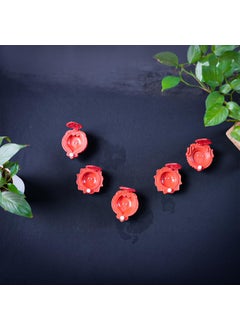 PujaNPujari Puja N Pujari Water Sensor LED Diya Pack of 10 Decorative Floating LED Diyas for Home Smokeless LED Diyas PlasticFestival Puja Decor  - Image 3