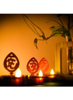 PujaNPujari Puja N Pujari Water Sensor LED Diya Pack of 10 Decorative Floating LED Diyas for Home Smokeless LED Diyas PlasticFestival Puja Decor  - Image 5