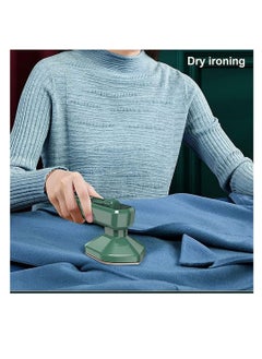 Excefore Micro Steam Iron Portable Handheld Micro Steam Iron Garment Steamer Mini Ironing Clothes Machine Fast Wrinkle Removal for Household Dormitory Travel  - Image 2
