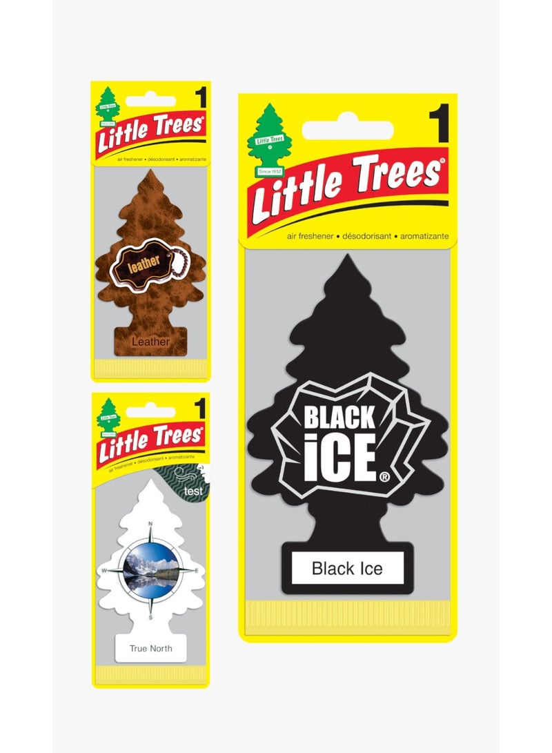 Little Trees بطاقات معطرة معلقة من ليتل تري 3 قطع - Image 1