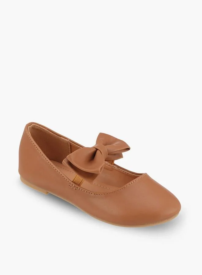 فلورا بيلا من شو إكسبرس Girls Bow Accent Mary Jane Shoes