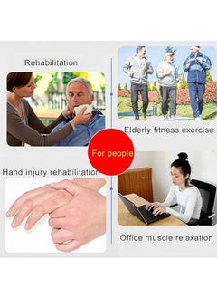 Ocean Hand Exerciser Grip Strengthener,Hand Therapy Squeeze Exercise Stress Ball,Forearm Exerciser for Arthritis Carpal Tunnel Exercise Finger Strengtheners Guitar Rock Climbing Stress Relief  - Image 4