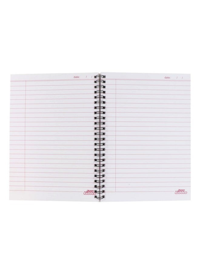 SMILY KIDDOS Smily Kiddos A5 Lined Notebook Swan Theme Pink  - Image 2