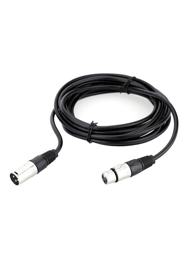 نيبمينينت كابل محول من أنثى إلى ذكر لمازج ميكروفون أسود - Image 1