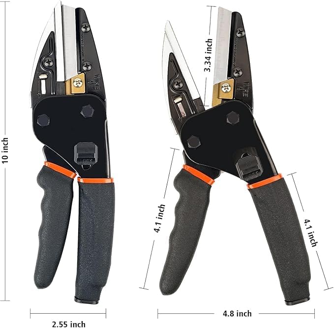 GNOLY GNOLY Electrician Scissors 3 in 1 Utility Cutter with 3 Replacement Blades for Industry and Home Use Scissors with Enhanced Safety 1Pcs - Image 4