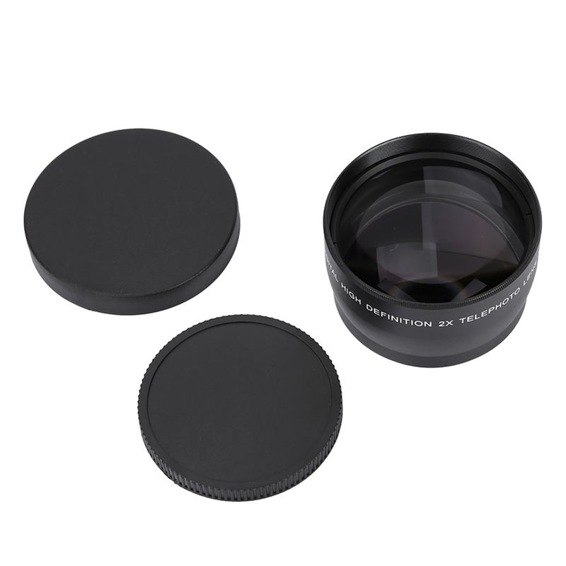 58MM 2X Magnification Universal Teleconverter Telephoto Lens for Cameras Accessory - Image 1