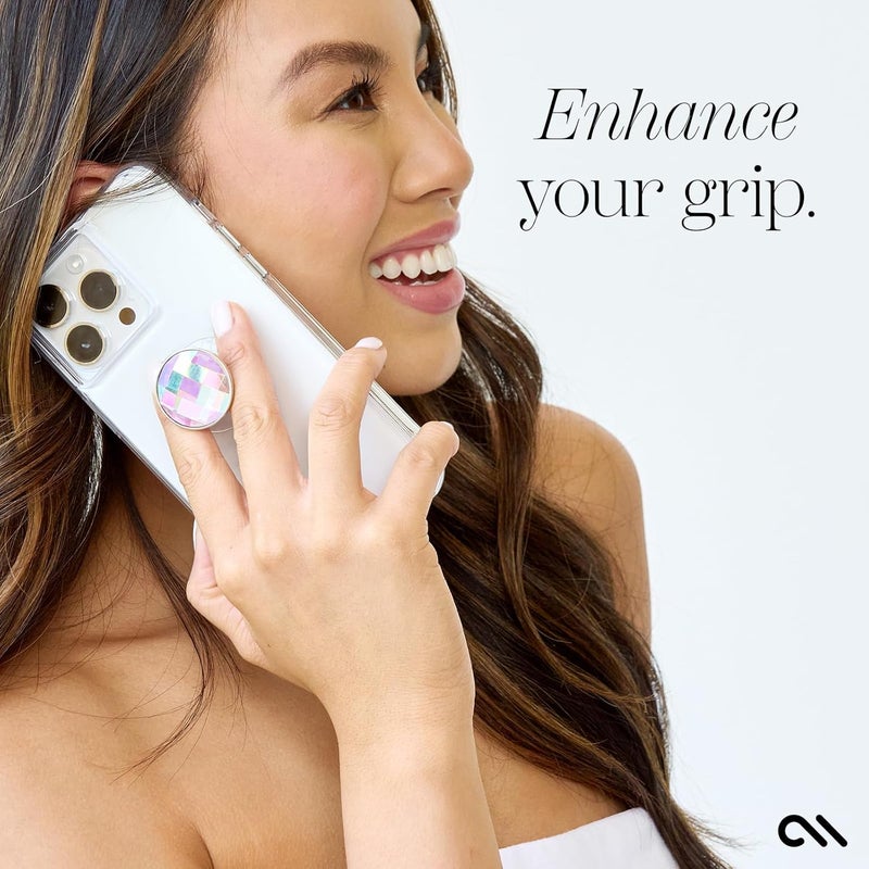 CASE-MATE Minis - Soap Bubble Cell Phone Stand/Grip - Suction Cup Cell Phone Holder [Removable for Wireless Charging] for iPhones, Android Smartphones, Kindles & More - Iridescent - Image 5