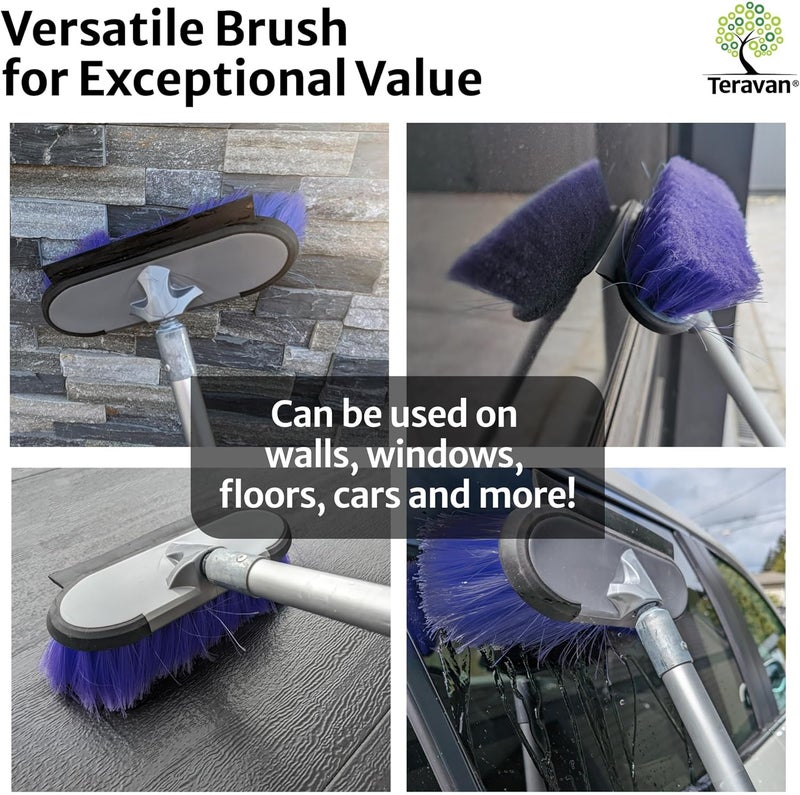 Teravan 10" 2-in-1 Water Flow Through Scrub Brush - Image 4