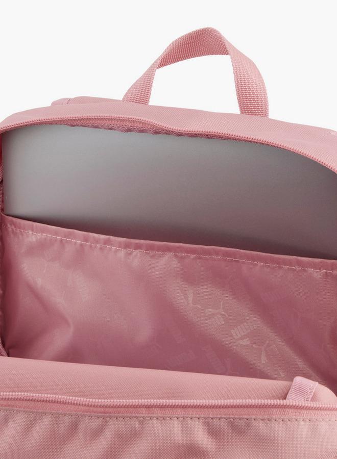 PUMA Logo Print Backpack For Girls 5-13 Years With Laptop Sleeve - Image 3