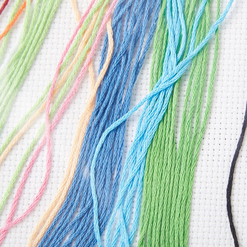 Dimensions Counted Cross Stitch Christmas Pals Ornament Kit, 6 pcs - Image 3