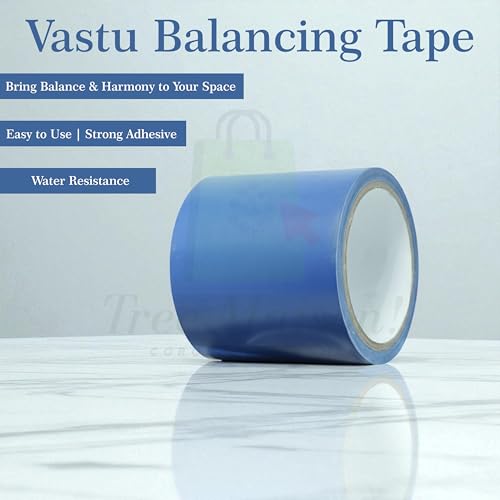 TREEMAISON CORONATING HOMES Vastu Blue Color Tapes, Vastu Tape (4Inch,25 Meter Approx.) - Image 3