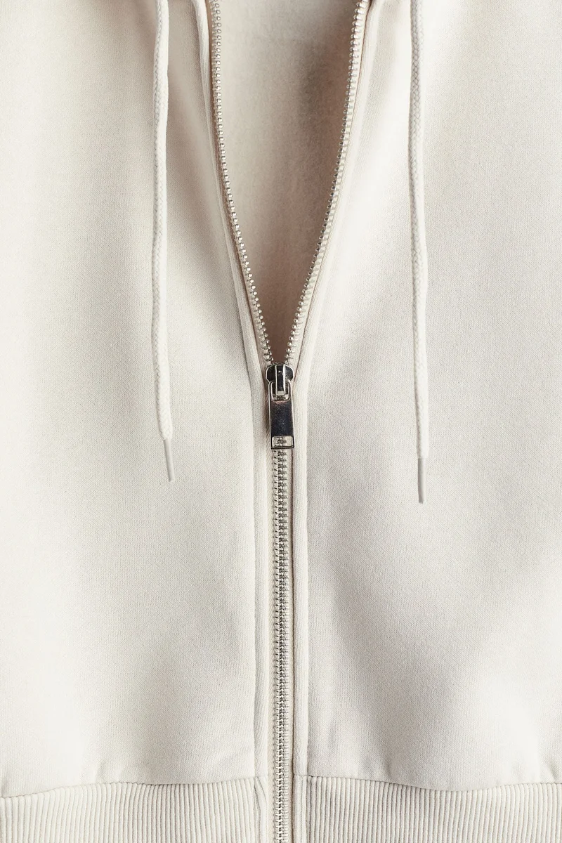 H&M Cropped zip-through hoodie