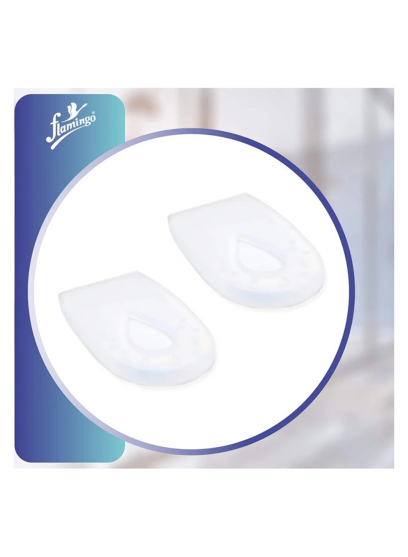 Flamingo Premium Silicone Heel Spur Cushion Pair Small (S)