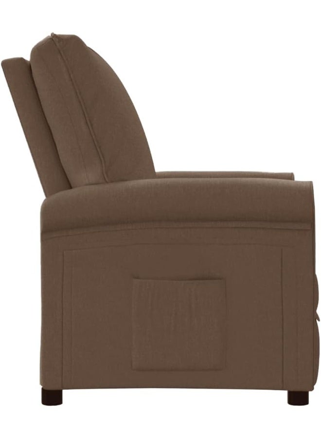 Comfynest Vidaxrecliner Chair Fabric 70X88X96Cm Brown