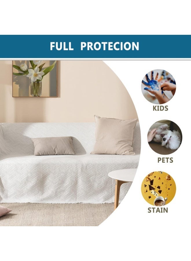 تانياز غطاء أريكة، ملاءة، بطانية، ديكور أثاث، أغطية أريكة، واقيات زاوية - Image 2