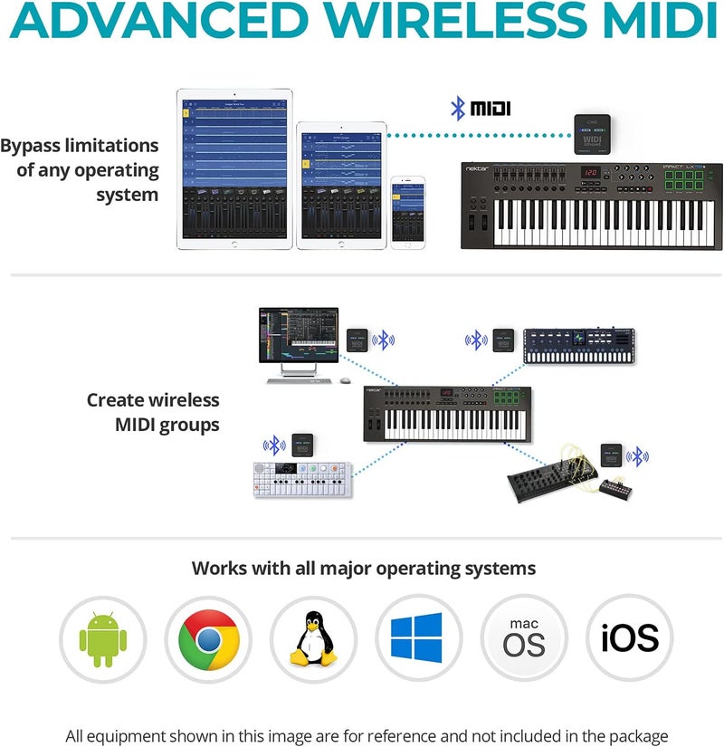 CME WIDI Uhost - Bluetooth USB MIDI Interface for Class Compliant Instruments, Controllers, and Keyboards - Image 4