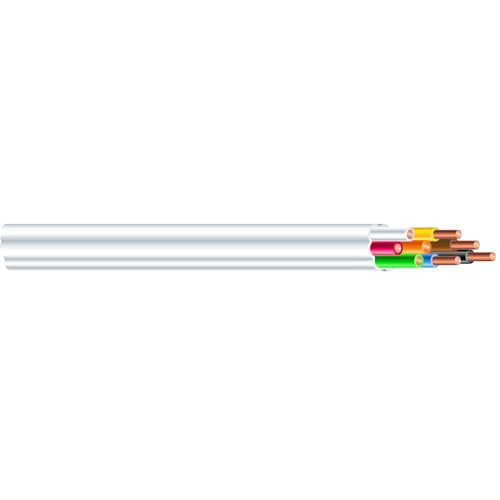 Coleman Cable 553080407 Thermostat Wire; CL2 Solid Bare Copper; 18/8; 250-Foot; Brown - Image 1