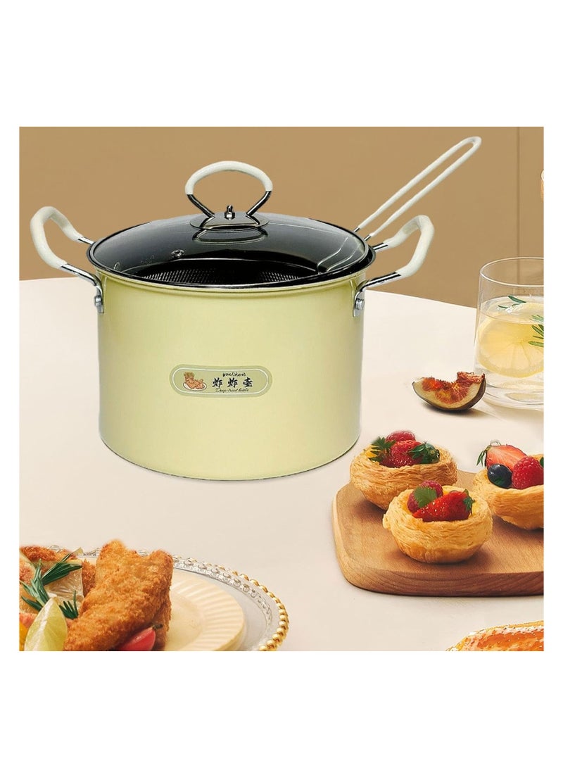 مقلاة عميقة سعة 5.2 لتر مع مصفاة قابلة للفصل للدجاج - Image 4