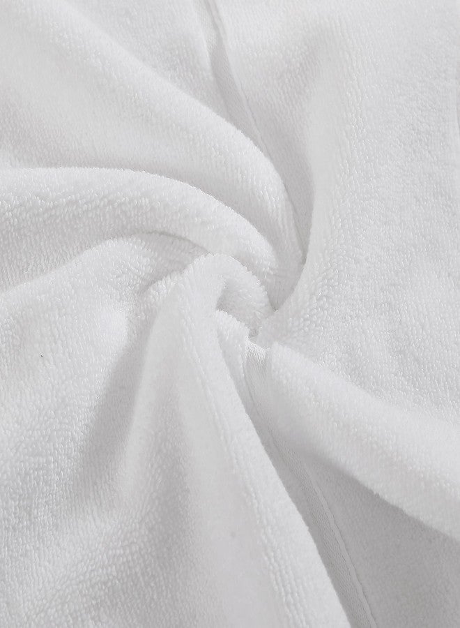 Vera Wang - Bath Towels, Highly Absorbent & Super Soft Bathroom Essentials, Oeko-Tex Certified (Modern Lux White, 6-Piece) - Image 4