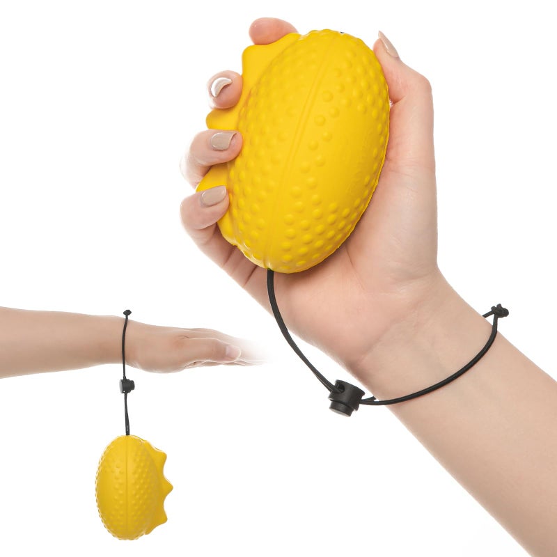 Fanwer Stress Balls for Adults and Seniors with The Adjustable Wrist Strap Hand Exercisers for Strength Finger Ball for Hand Therapy Arthritis Physical Therapy Carpal Tunnel