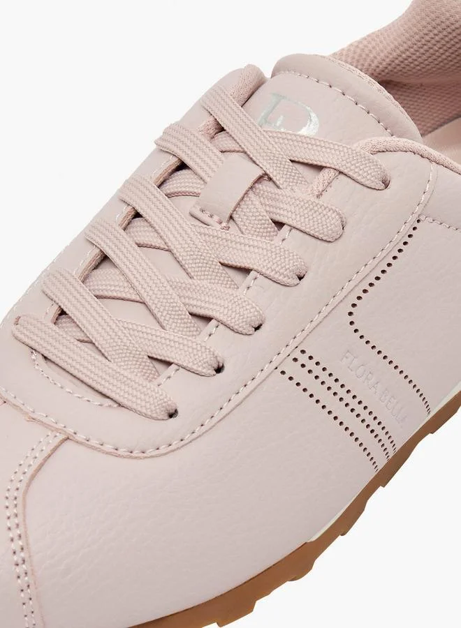 Flora Bella By Shoexpress PINK Women Lace-Up Sneakers for Women | Best Price UAE