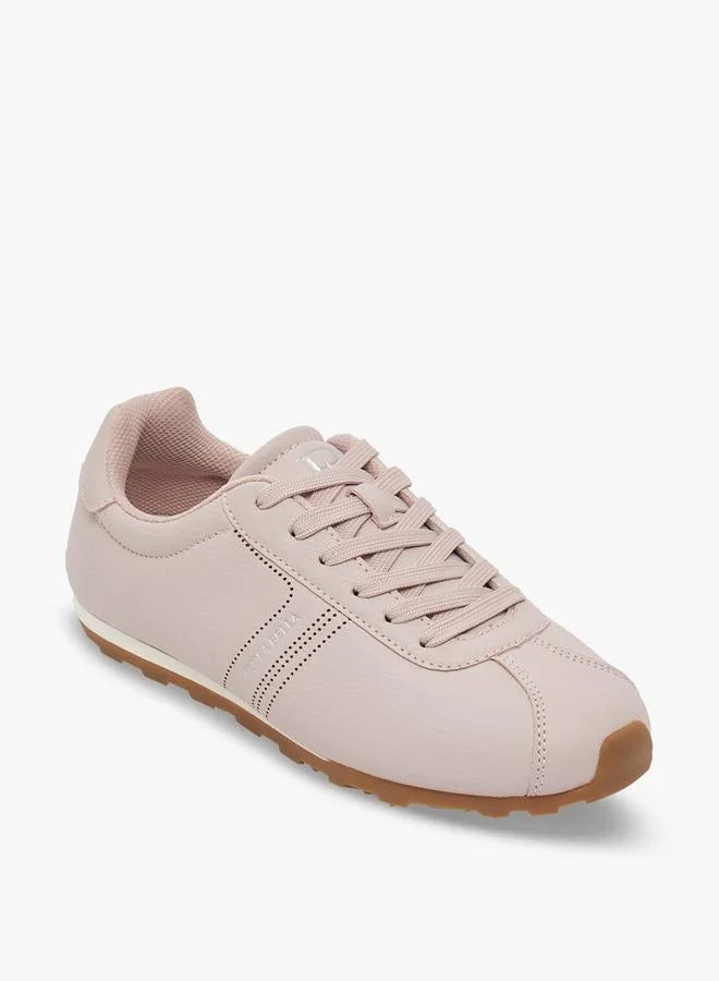 Flora Bella By Shoexpress PINK Women Lace-Up Sneakers for Women | Best Price UAE