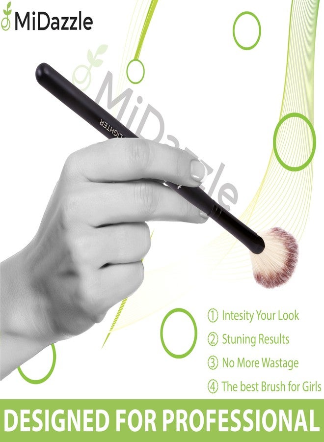 Omidazzle Midazzle Professional Fan Brush, Acrylic (Mimb00407) - Image 4