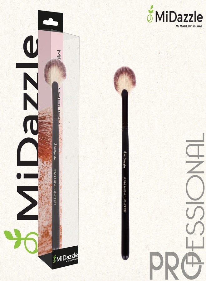 Omidazzle Midazzle Professional Fan Brush, Acrylic (Mimb00407) - Image 2