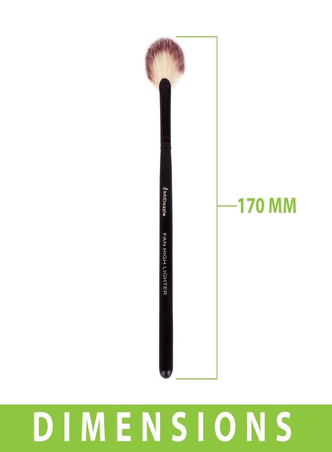 Omidazzle Midazzle Professional Fan Brush, Acrylic (Mimb00407) - Image 5