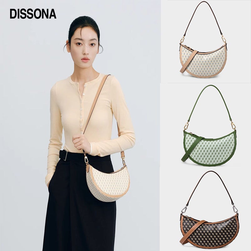 Dong Jie'S Same Style Bag Desana Women'S Bag Lucky Bag Single Shoulder Crossbody Bag Armpit Bag Crescent Bag - Image 2