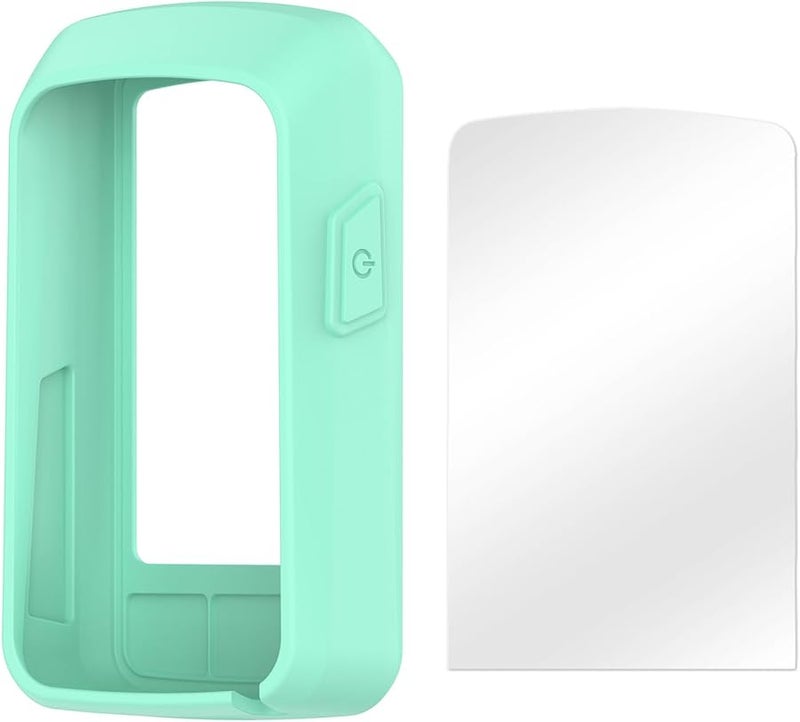 Elemnt Bolt Silicone Case Screen Protector Green Cycling Navigation Device Bike Computer Accessory - Image 2