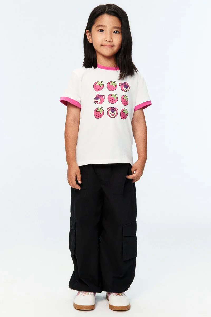 H&M Cotton cargo joggers