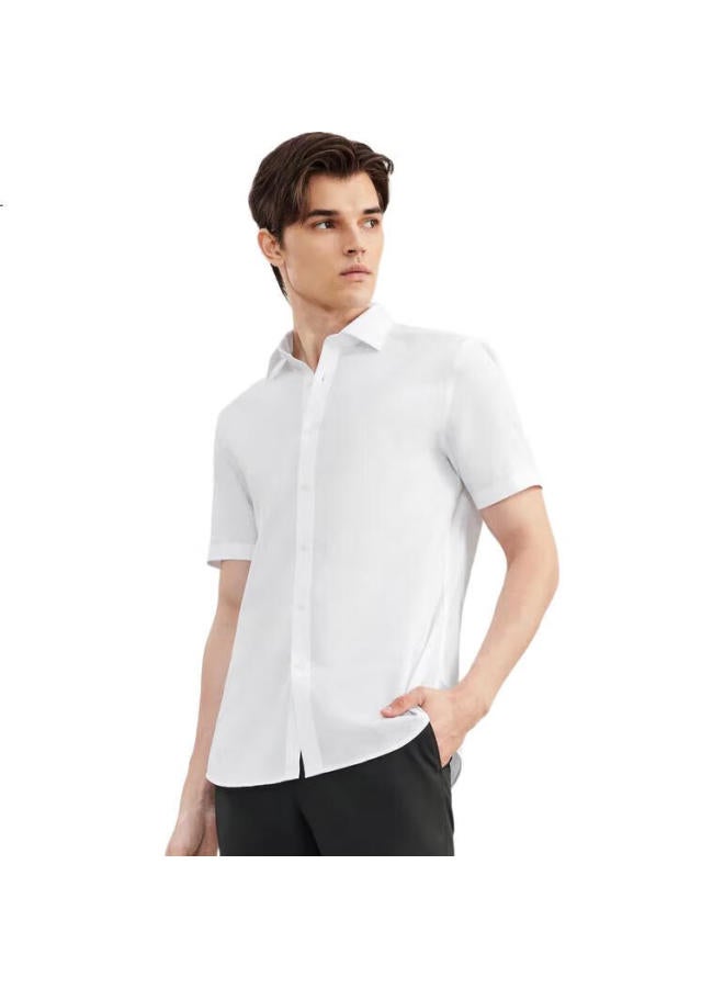 G2000 Men'S Cotton Blend Oxford Short Sleeve Shirt 41131972G2 White 5E - Image 2