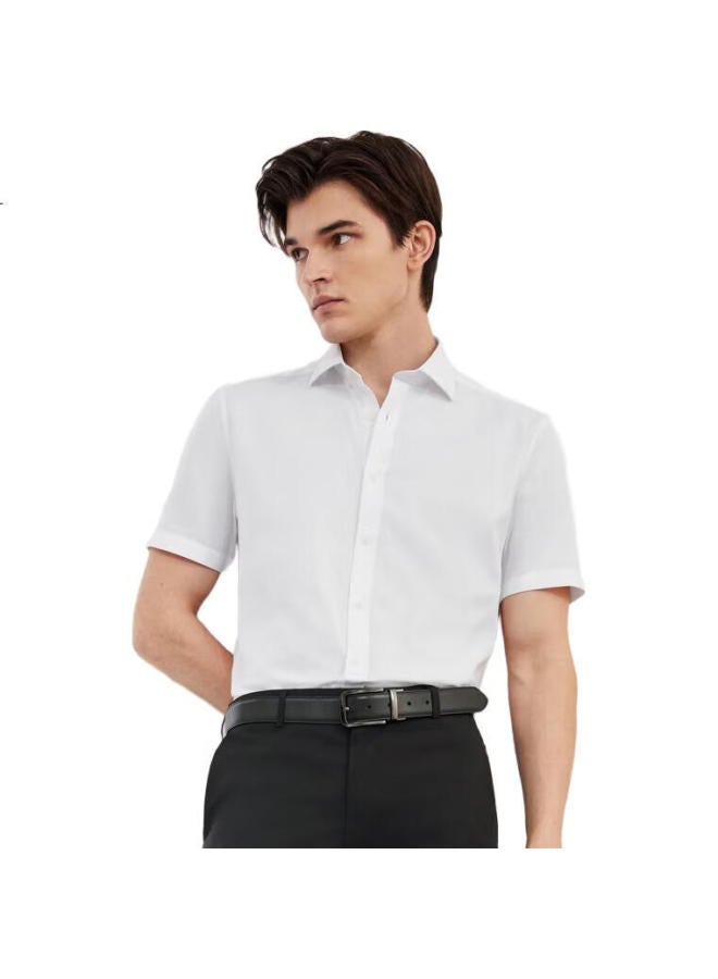 G2000 Men'S Cotton Blend Oxford Short Sleeve Shirt 41131972G2 White 5E - Image 3