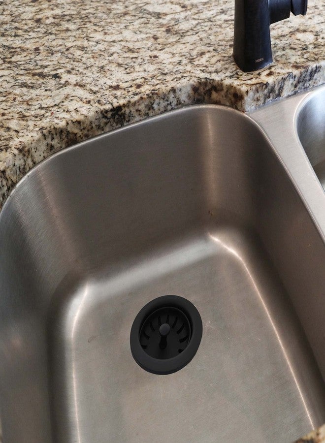 Danco 11090 Kitchen Sink Assembly with Strainer Basket and Drain Stopper, Matte Black - Image 2