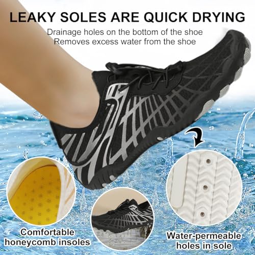 ELETON Hike Barefoot Shoes Womens Men Footwear,Pro-Healthy&Non-Slip Water Shoe for Women Men, Wide Toe Running Shoes Boots Sneakers Unisex - Image 4