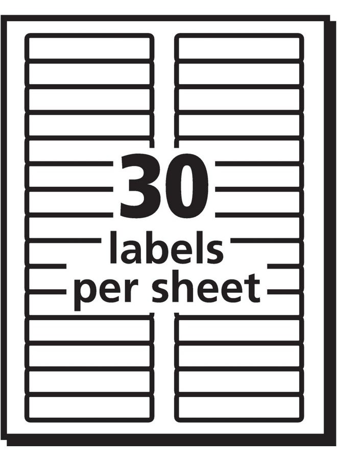 File Folder Laser Label, 0.66 X 3.43 Inches, White, Box Of 1500 (30632) - pzsku/Z44109CBB9D87FE897B28Z/45/_/1731922206/b783f2a6-60e8-48b1-855a-c4e458b0a0c5