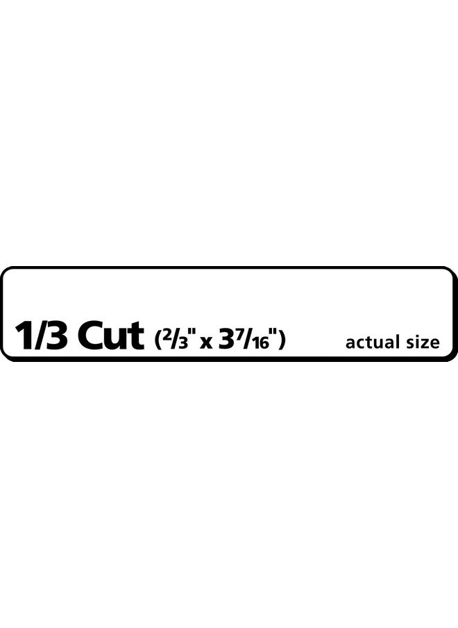 Pres-a-ply File Folder Laser Label, 0.66 X 3.43 Inches, White, Box Of 1500 (30632)  - Image 4