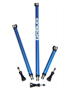 Extension Pole Set Compatible with All GoPro Hero Cameras, Includes Bolts (3 Fixed Set)