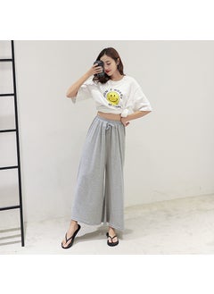 Generic Japanese Plus-Size Casual Loose High-Waist Pants Black  - Image 4