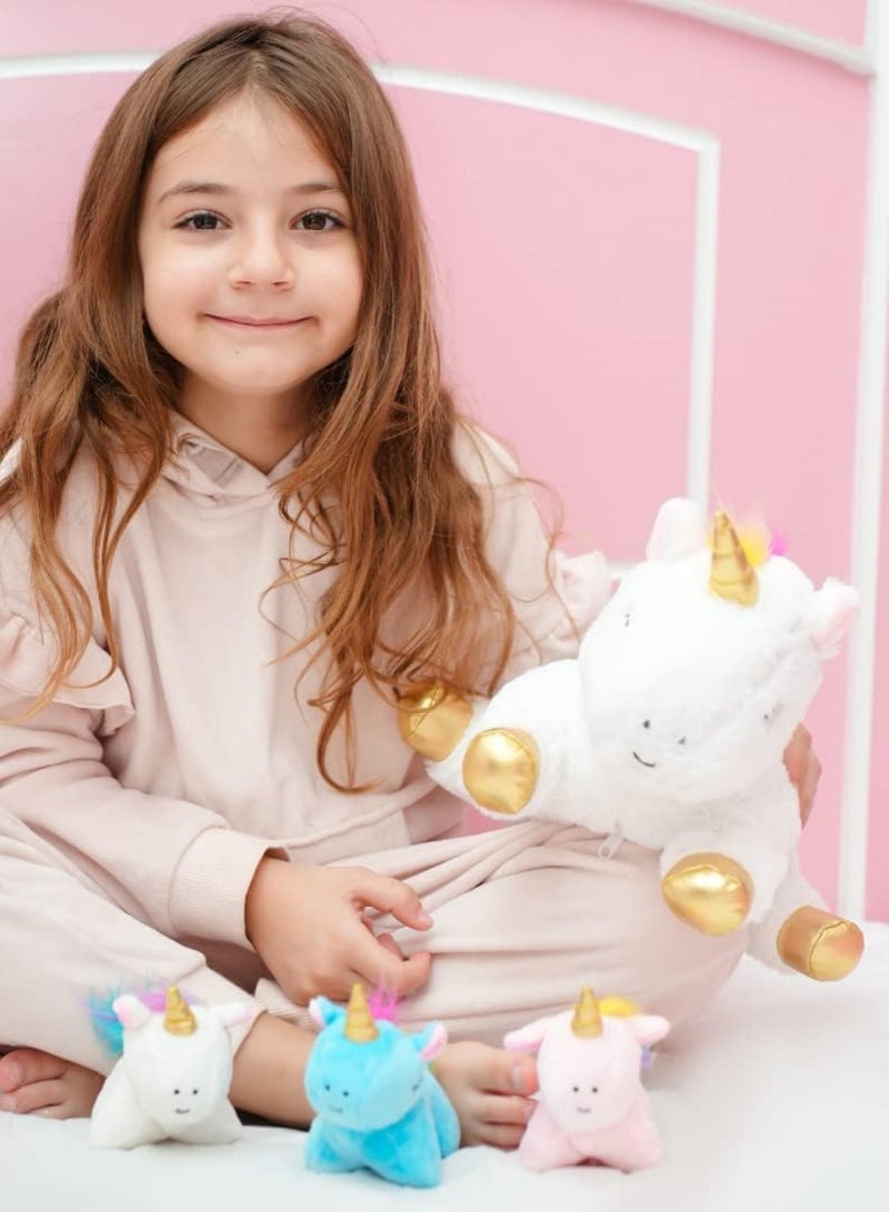 Unicorn Plush Toys for Girls Ages; Stuffed Unicorn Doll with 3 Baby Unicorns in her Tummy; Toys for Girls - Image 5