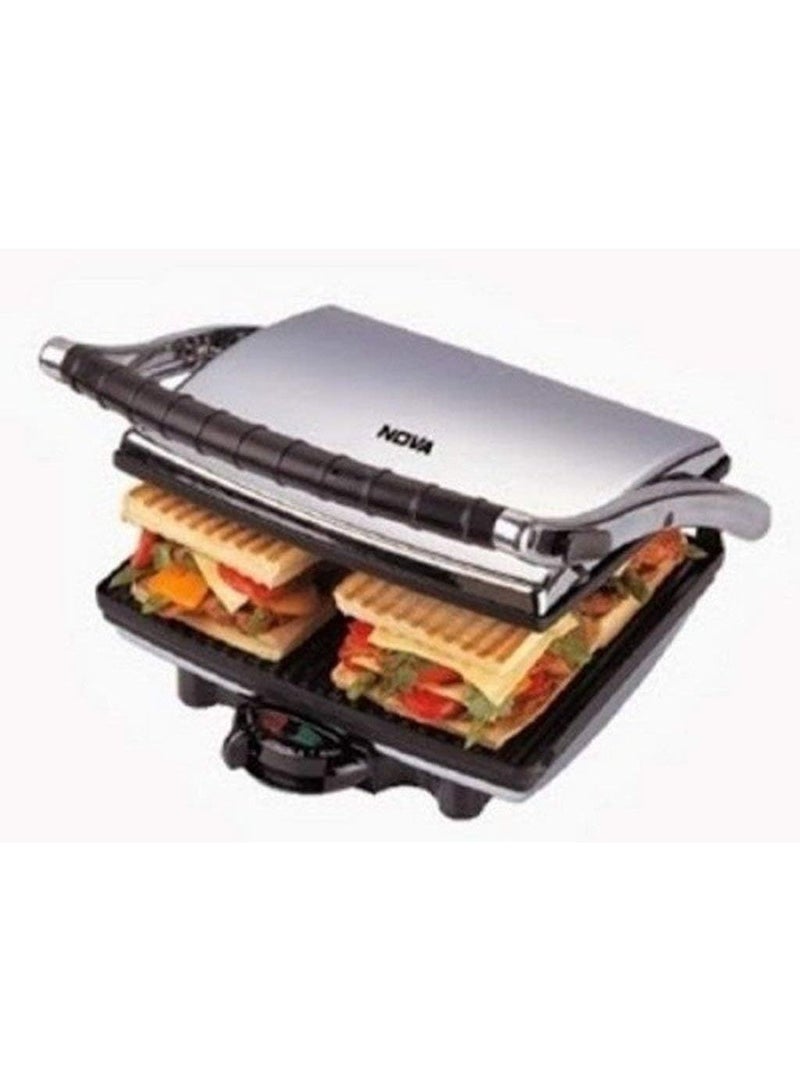 NOVA NT 233 Hdg 750-Watt 4-Slice Grill Sandwich Maker - Image 1