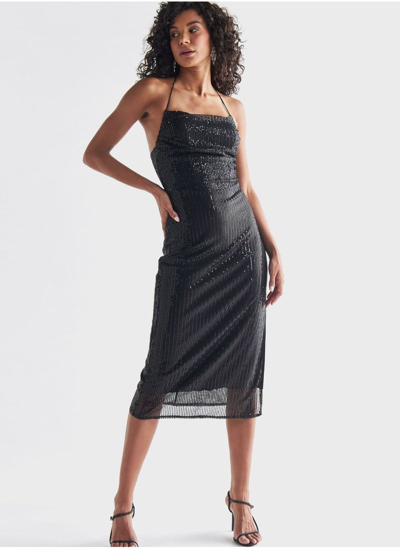 FAV - Embellished Knitted Dress - Image 1