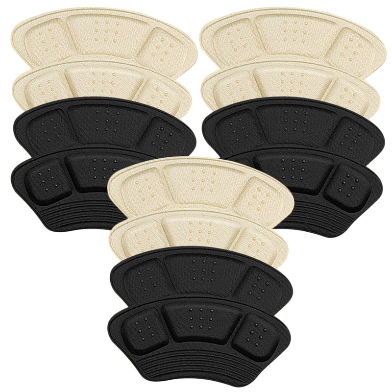 6 Pairs of Wear-resistant Heel Pads Replaceable Heel Cushions Comfortable Heel Liners - Image 3