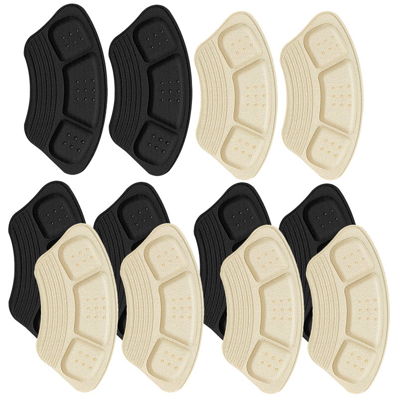 6 Pairs of Wear-resistant Heel Pads Replaceable Heel Cushions Comfortable Heel Liners - Image 1