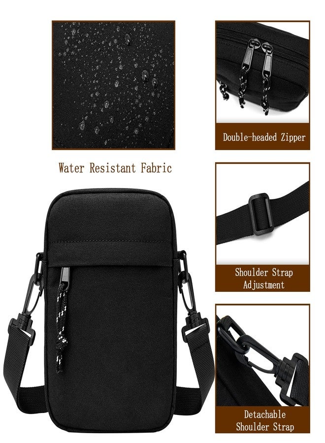 Ogetok Small Crossbody Bag Purses Mini Nylon Side Bag Shoulder Bag for Women Men, Small Cross Body Messenger Bags Travel Phone Wallet Purse Tiny Handbag - Image 4
